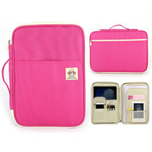 Load image into Gallery viewer, Office Supplies Multi-purpose Zipper Document Folder A4 Storage Bag