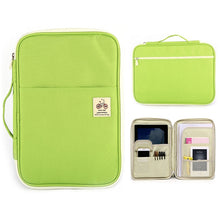 Load image into Gallery viewer, Office Supplies Multi-purpose Zipper Document Folder A4 Storage Bag