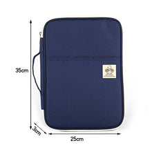 Load image into Gallery viewer, Office Supplies Multi-purpose Zipper Document Folder A4 Storage Bag