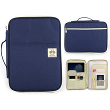 Load image into Gallery viewer, Office Supplies Multi-purpose Zipper Document Folder A4 Storage Bag