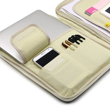 Load image into Gallery viewer, Office Supplies Multi-purpose Zipper Document Folder A4 Storage Bag
