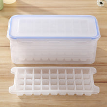 Load image into Gallery viewer, Small Square Ice Mold Trays Multi-layer Mold with Cover Ice Storage Box, 4 Layers, 4 Layers