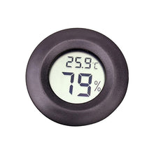 Load image into Gallery viewer, Digital Round Shaped Reptile Box Centigrade Thermometer &amp; Hygrometer with Screen Display