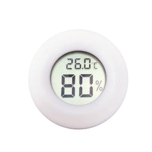 Load image into Gallery viewer, Digital Round Shaped Reptile Box Centigrade Thermometer &amp; Hygrometer with Screen Display