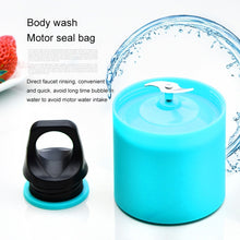 Load image into Gallery viewer, Bingo 500ml Mini Portable USB Rechargeable Electric Juicer Cup  Juicer Blender, 22000 Revolutions Per Minute, 2 Blade Head Blue, 2 Blade Head Purple, 2 Blade Head Red, 2 Blade Head Pink, 2 Blade Head Green