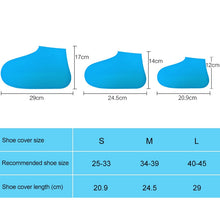 Load image into Gallery viewer, Waterproof Antiskid Silicone Outdoor Rainboots Shoes Cover, Size: S (25-33), Size: S