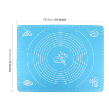 Load image into Gallery viewer, 2 PCS Multi-purpose Baking Necessary Silicone Kneading Dough Pad / Flour Pad / Heat Insulation Meal Pad Random Color Delivery
