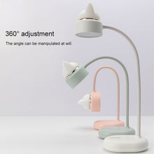 Load image into Gallery viewer, Cat Shape Double Light Source Design LED Desk Night Lamp, Support 3 Brightness Control