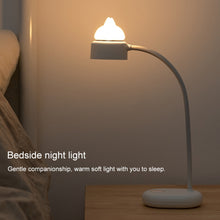 Load image into Gallery viewer, Cat Shape Double Light Source Design LED Desk Night Lamp, Support 3 Brightness Control