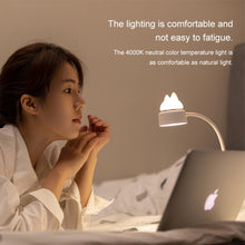 Load image into Gallery viewer, Cat Shape Double Light Source Design LED Desk Night Lamp, Support 3 Brightness Control