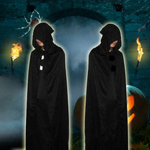 Load image into Gallery viewer, Adult Cape Halloween Devil Cloak Costume Festival Party Fancy Robe Shawl Costumes with Cap for Women Men, Halloween Devil Cloak