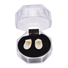 Load image into Gallery viewer, 1 Pair 13mm Halloween Party Dentures Props Vampire Zombie Devil Fangs Teeth, 13mm