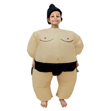 Load image into Gallery viewer, Children Inflatable Sumo Costume Halloween Christmas Festival Party Carnival Inflated Kids Clothes Cartoon Dolls, Children Inflatable