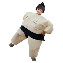 Load image into Gallery viewer, Children Inflatable Sumo Costume Halloween Christmas Festival Party Carnival Inflated Kids Clothes Cartoon Dolls, Children Inflatable