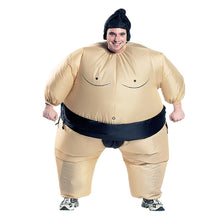 Load image into Gallery viewer, Adult Inflatable Sumo Costume Halloween Christmas Festival Party Carnival Inflated Clothes Wrestler Costumes, Adult Inflatable