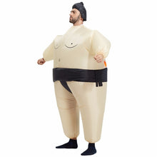 Load image into Gallery viewer, Adult Inflatable Sumo Costume Halloween Christmas Festival Party Carnival Inflated Clothes Wrestler Costumes, Adult Inflatable