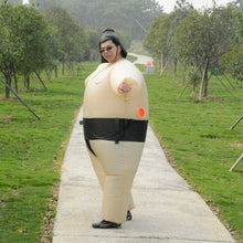 Load image into Gallery viewer, Adult Inflatable Sumo Costume Halloween Christmas Festival Party Carnival Inflated Clothes Wrestler Costumes, Adult Inflatable