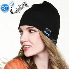 Load image into Gallery viewer, Bluetooth 5.0 Wireless Call Music Warm Knitted Hat