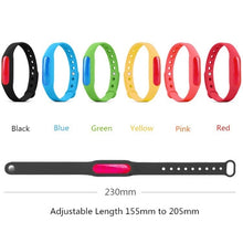 Load image into Gallery viewer, 20 PCS Anti-mosquito Silicone Repellent Bracelet Buckle Wristband Bugs Away, Suitable for Children and Adults, Length:23cm, Random Color Delivery, 20 PCS