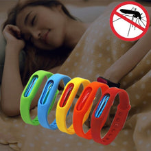 Load image into Gallery viewer, 5 PCS Anti-mosquito Silicone Repellent Bracelet Buckle Wristband Bugs Away, Suitable for Children and Adults, Length:23cm, Random Color Delivery, 5 PCS