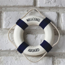 Load image into Gallery viewer, Decorative Life Ring Buoy Home Wall Door Hangings Decor, Diameter: 7cm / 14cm