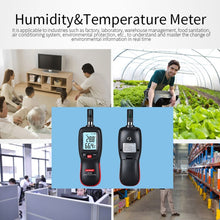 Load image into Gallery viewer, Wintact WT83B Bluetooth Digital Humidity &amp; Temperature Meter, WT83B