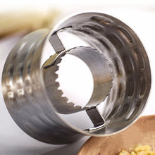 Load image into Gallery viewer, Round Shaped 304 Stainless Steel Household Corn Cutter Cob Corn Stripper Kitchen Tool, Stainless Steel