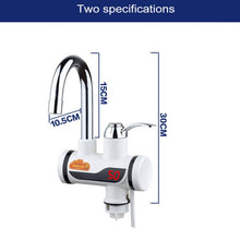 Load image into Gallery viewer, 3s Fast Heat Electrothermal Rotatable Faucet Water Tap with Indicator Light, 220V, Size: S, Indicator Light / Size: S