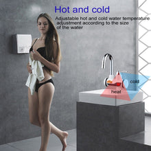 Load image into Gallery viewer, 3s Fast Heat Electrothermal Rotatable Faucet Water Tap with Digital Display, 220V, Size: S, Digital Display / Size: S