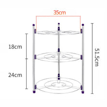Load image into Gallery viewer, Multi-function Kitchen Pot Rack Three-layer Wok Soup Pot Stainless Steel Pot Rack, Three-layer