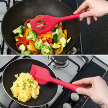 Load image into Gallery viewer, kn7050 10 in 1 Silicone Kitchen Tool Set, Black, Green, Blue, Red
