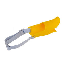 Load image into Gallery viewer, Cute Duck Mouth Shape Silicone Muzzle for Pet Dog, Size: M, M  Yellow, M  Coffee, M  Pink
