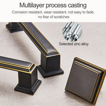 Load image into Gallery viewer, 6226_128 American Style Black Brass Drawer Cabinet Handle, 6226_128