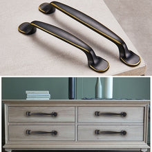 Load image into Gallery viewer, 6226_128 American Style Black Brass Drawer Cabinet Handle, 6226_128