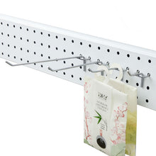 Load image into Gallery viewer, 10pcs Supermarket Clothing Shop Pegboard Slat Wall Hook Shelf Hole Plate, Hole Pitch: 2.5cm, Length: 15cm, Wire Diameter: 3.3mm, Length: 15cm