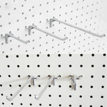 Load image into Gallery viewer, 10pcs Supermarket Clothing Shop Pegboard Slat Wall Hook Shelf Hole Plate, Hole Pitch: 2.5cm, Length: 20cm, Wire Diameter: 3.3mm, Length: 20cm