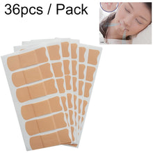 Load image into Gallery viewer, 1 Pack Sleep Night Snoring Prevention Dream Talk/ Snoring/ Nose and Lip Sticker 36 Pieces