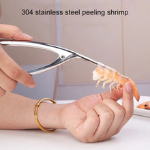 Load image into Gallery viewer, 304 Stainless Steel Shrimp Shelling Tool Seafood Shell Remover Kitchen Gadgets, Seafood Shell Remover