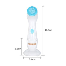 Load image into Gallery viewer, CNaier AE-868 Battery-powered Silicone Ultrasonic Vibration Face Skin Care Electric Facial Cleanser, AE-868(Pink), AE-868(Blue)