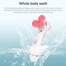 Load image into Gallery viewer, CNaier AE-878 USB Charging Silicone Face Skin Care Electric Facial Cleanser, AE-878(Pink), AE-878(Blue)