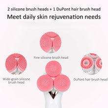 Load image into Gallery viewer, CNaier AE-878 USB Charging Silicone Face Skin Care Electric Facial Cleanser, AE-878(Pink), AE-878(Blue)