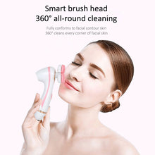Load image into Gallery viewer, CNaier AE-878 USB Charging Silicone Face Skin Care Electric Facial Cleanser, AE-878(Pink), AE-878(Blue)