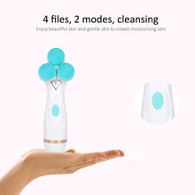Load image into Gallery viewer, CNaier AE-878 USB Charging Silicone Face Skin Care Electric Facial Cleanser, AE-878(Pink), AE-878(Blue)