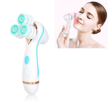 Load image into Gallery viewer, CNaier AE-878 USB Charging Silicone Face Skin Care Electric Facial Cleanser, AE-878(Pink), AE-878(Blue)