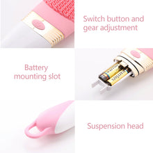 Load image into Gallery viewer, CNaier AE-8381 Household Waterproof Vibration Silicone Electric Massage Bath Body Brush