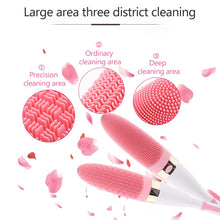 Load image into Gallery viewer, CNaier AE-8381 Household Waterproof Vibration Silicone Electric Massage Bath Body Brush