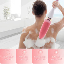 Load image into Gallery viewer, CNaier AE-8381 Household Waterproof Vibration Silicone Electric Massage Bath Body Brush