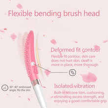 Load image into Gallery viewer, CNaier AE-8381 Household Waterproof Vibration Silicone Electric Massage Bath Body Brush