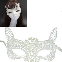 Load image into Gallery viewer, Halloween Masquerade Party Dance  Sexy Lady Lace Cat King Mask, Cat King