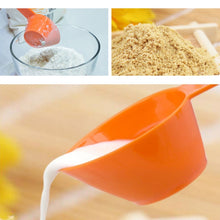 Load image into Gallery viewer, kn7600 9 in 1 Colorful Pointed Plastic Measuring Spoon Measuring Cup Baking Tool Set, 9 Pieces Set